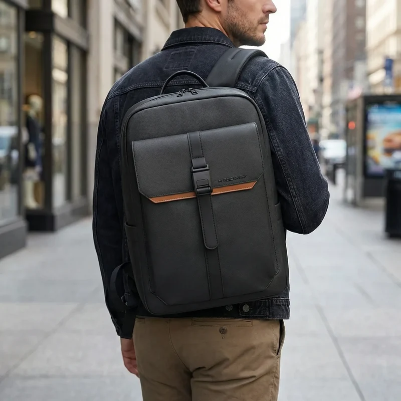Camp Basel | Pavone Wasserabweisender Laptop-Rucksack mit Klappverschluss