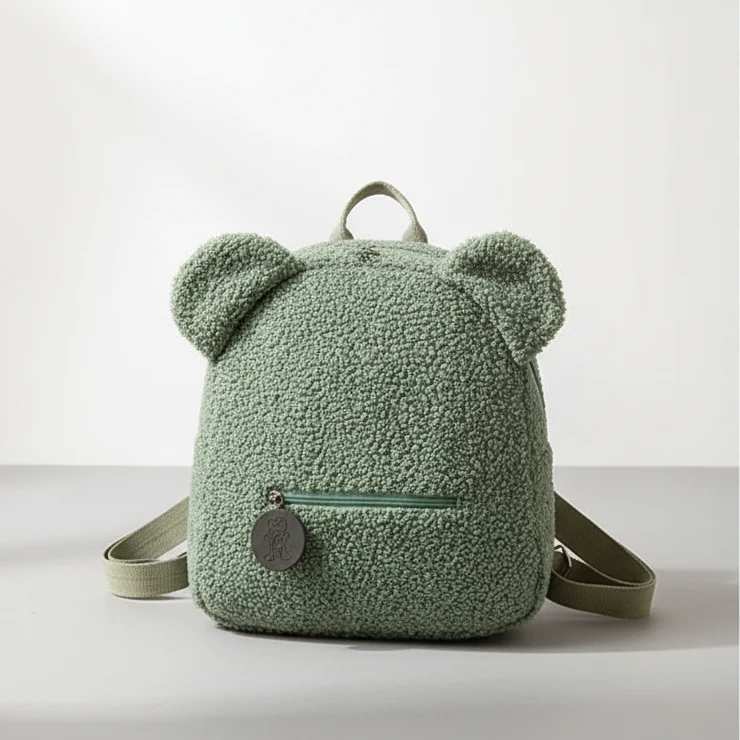 Camp Basel | Fuzzaro Kleine Plüsch-Flanell-Rucksack