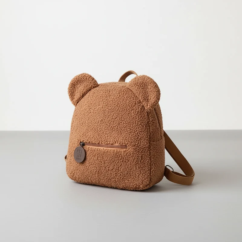 Camp Basel | Fuzzaro Kleine Plüsch-Flanell-Rucksack