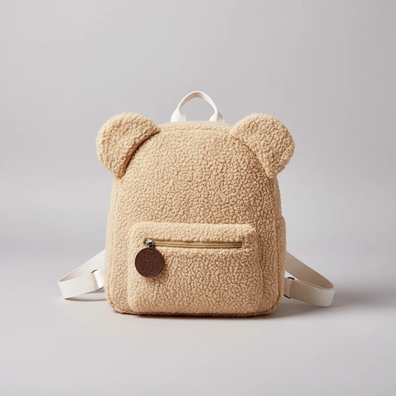 Camp Basel | Fuzzaro Kleine Plüsch-Flanell-Rucksack
