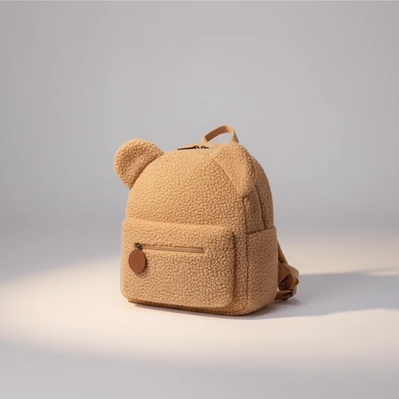 Camp Basel | Fuzzaro Kleine Plüsch-Flanell-Rucksack