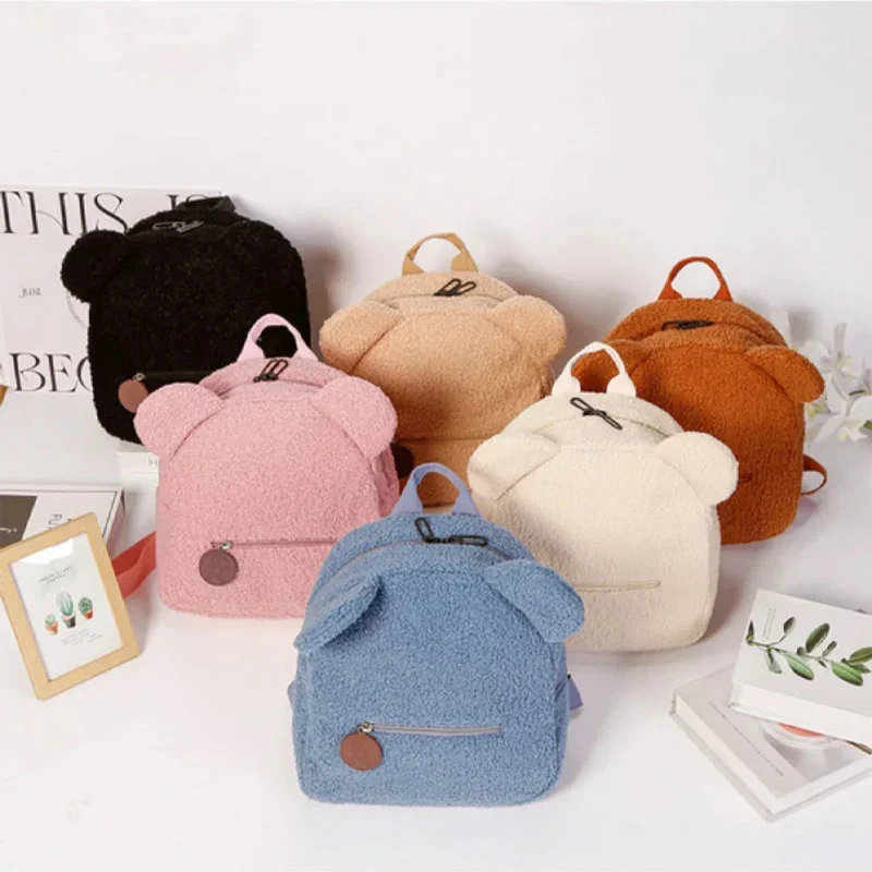 Camp Basel | Fuzzaro Kleine Plüsch-Flanell-Rucksack