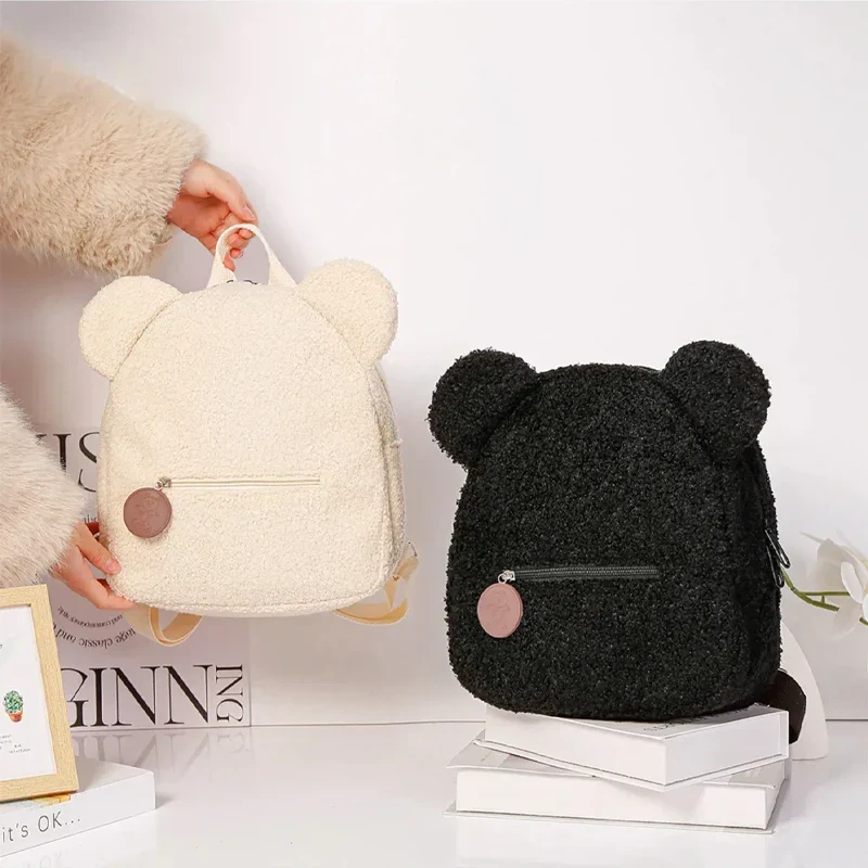 Camp Basel | Fuzzaro Kleine Plüsch-Flanell-Rucksack