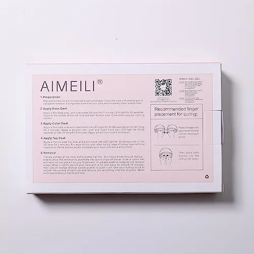 AIMEILI UV LED Gellack mehrfarbig ablösbarer Gel Nagellack Neon Gel Polish Set Kit - 6 x 10ml - Set Nummer 12