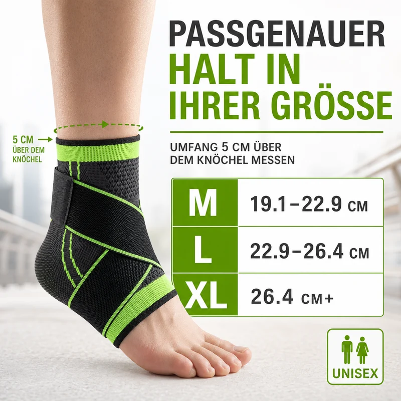 Camp Basel | StrideVail Verstellbare Knöchel-Kompressionsbandage