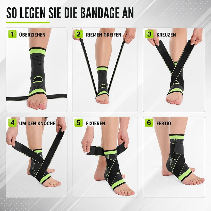 Camp Basel | StrideVail Verstellbare Knöchel-Kompressionsbandage