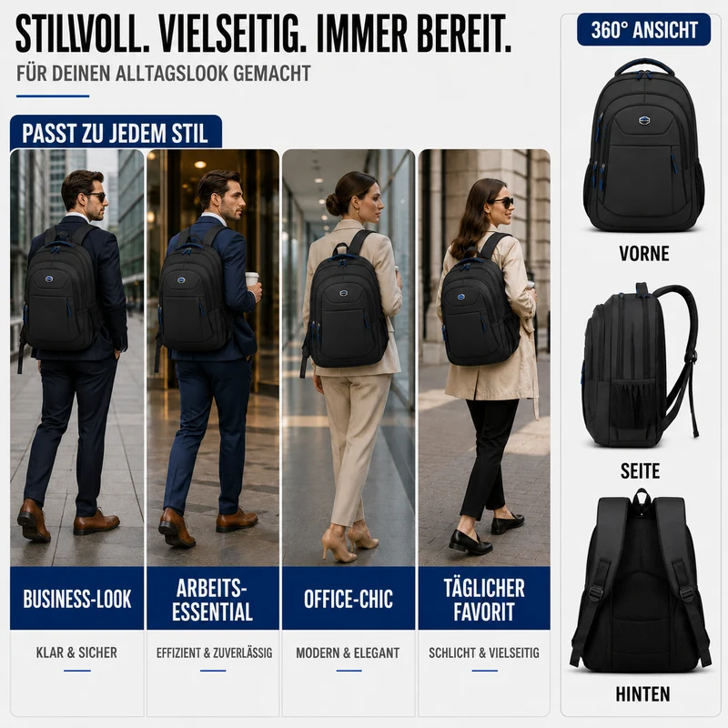 Camp Basel | Oxford Business Rucksack