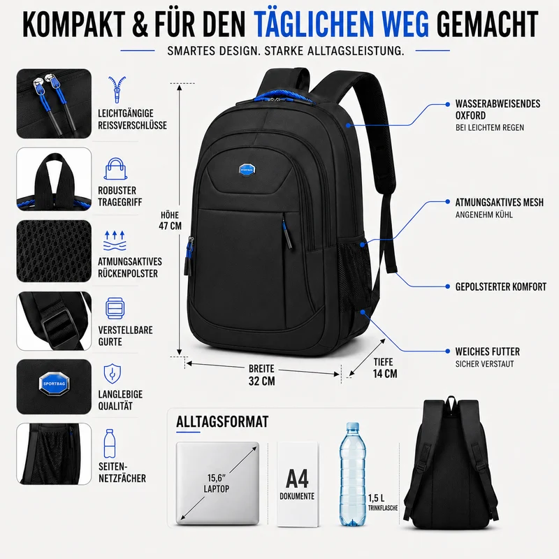 Camp Basel | Oxford Business Rucksack