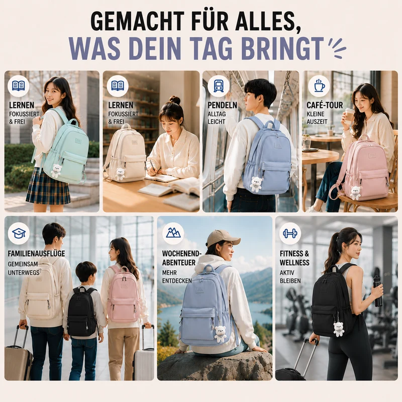 Camp Basel | Vellora Großvolumen-Rucksack