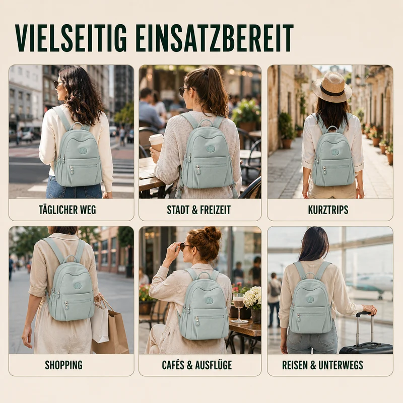 Camp Basel | Vellora Kompakter Nylon-Minirucksack