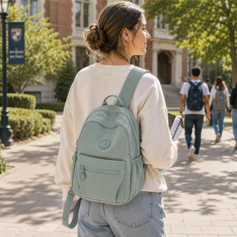Camp Basel | Vellora Kompakter Nylon-Minirucksack