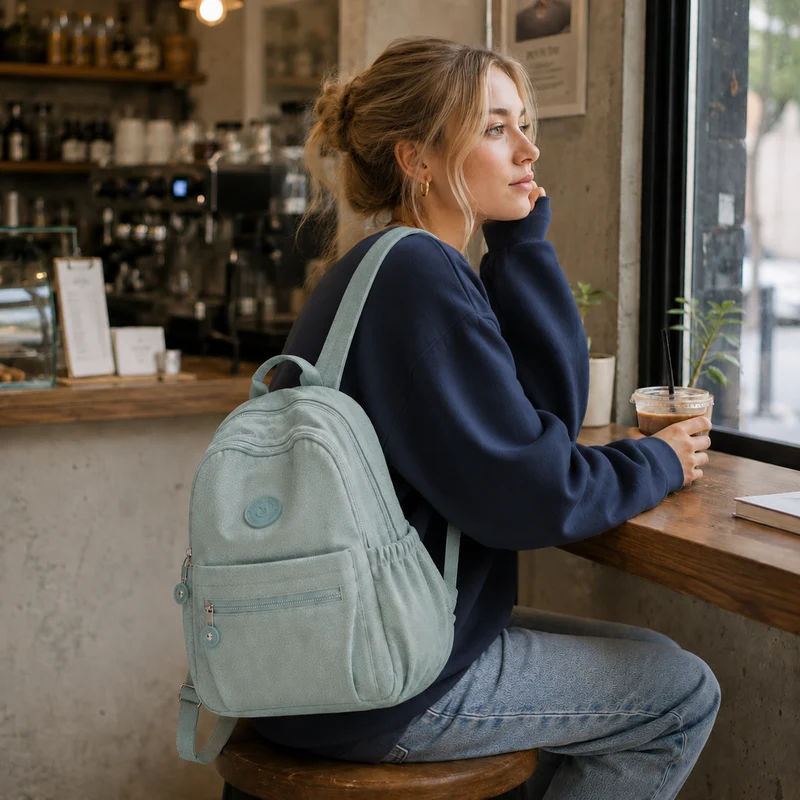 Camp Basel | Vellora Kompakter Nylon-Minirucksack