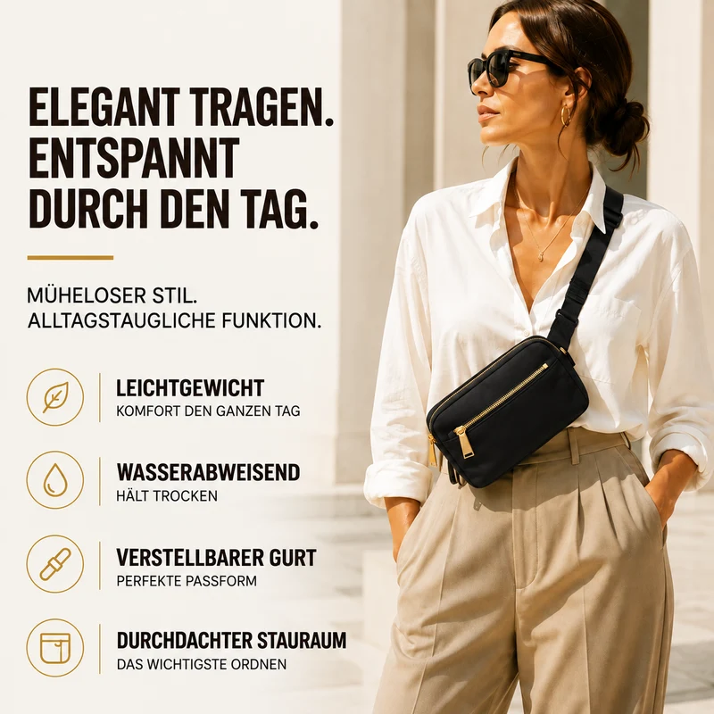 Camp Basel | Marvella Leichte Wasserdichte Gürteltasche