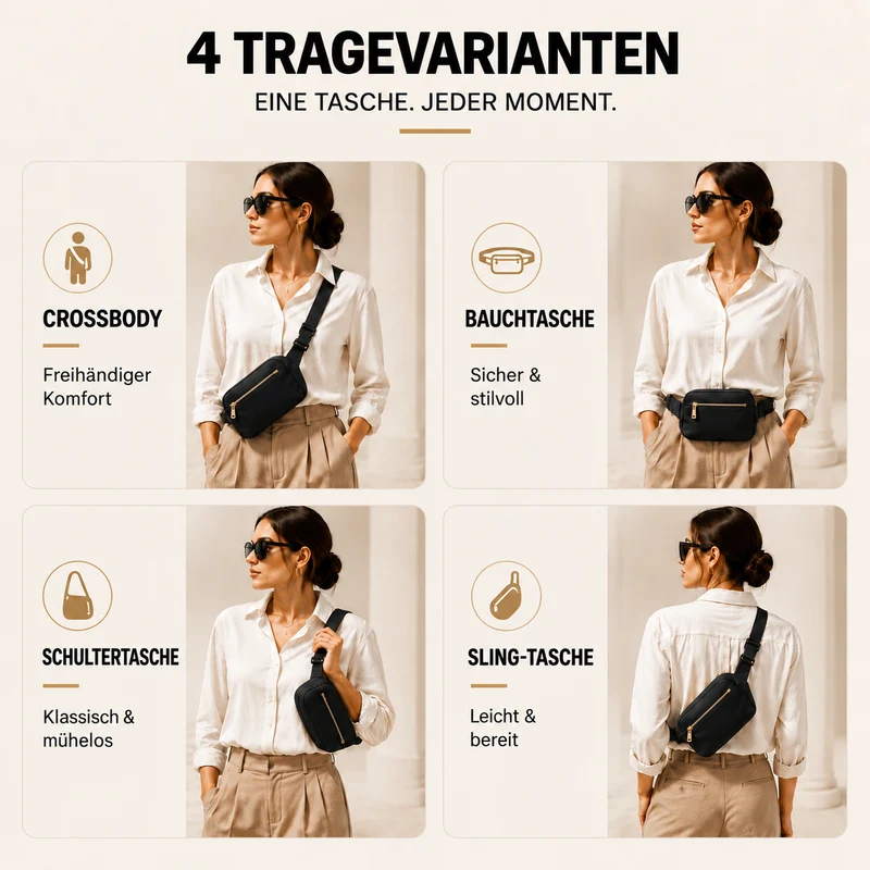 Camp Basel | Marvella Leichte Wasserdichte Gürteltasche