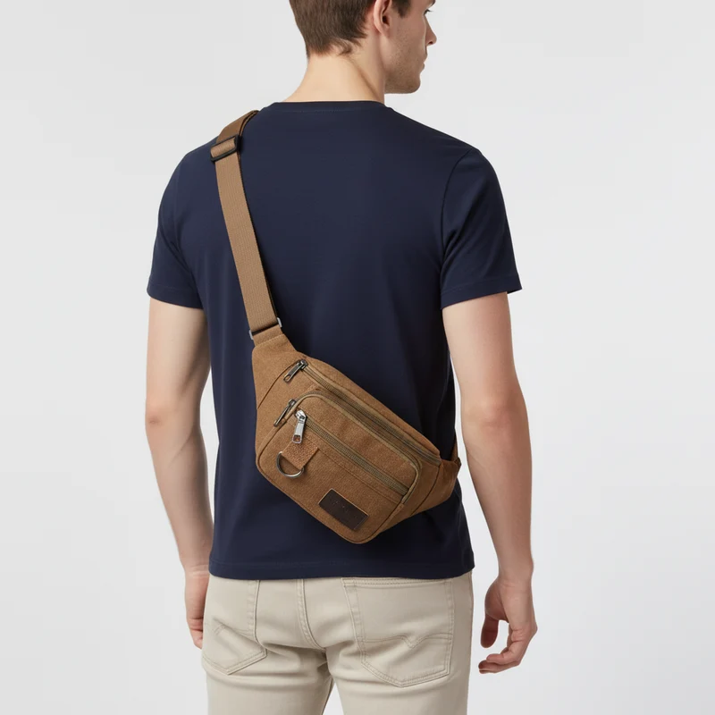 Camp Basel | Canvasoro Dicke Canvas-Gürteltasche