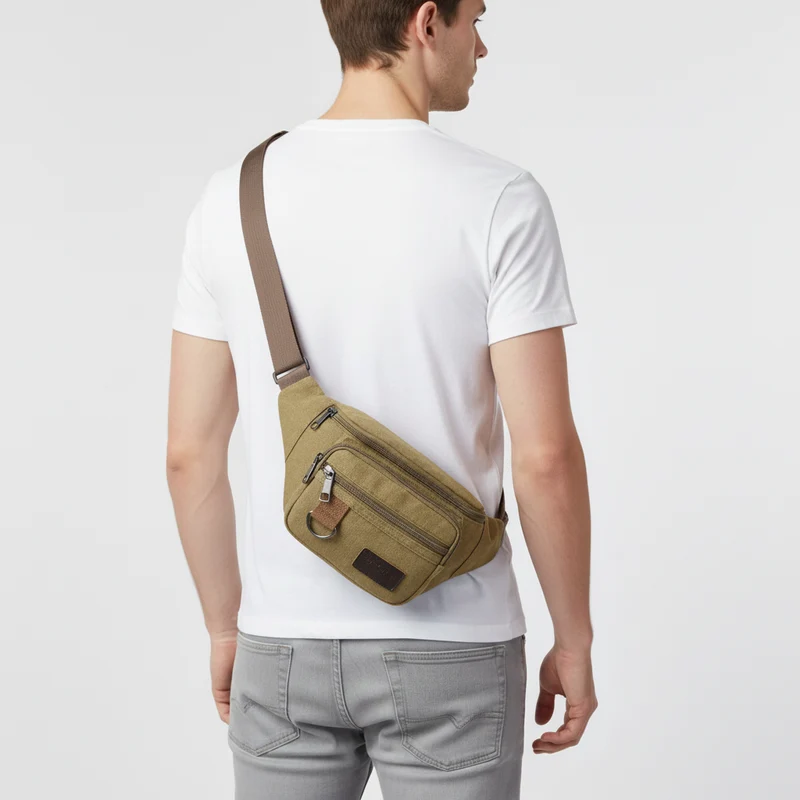 Camp Basel | Canvasoro Dicke Canvas-Gürteltasche