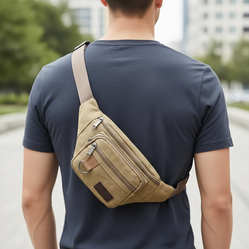 Camp Basel | Canvasoro Dicke Canvas-Gürteltasche