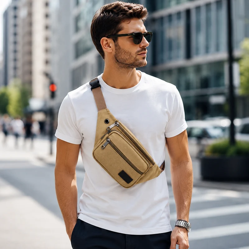 Camp Basel | Canvasoro Dicke Canvas-Gürteltasche