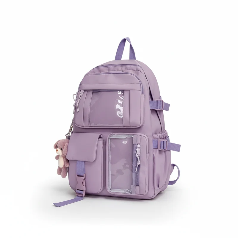 Camp Basel | Lunaria Niedlicher Schulrucksack aus Oxford-Stoff