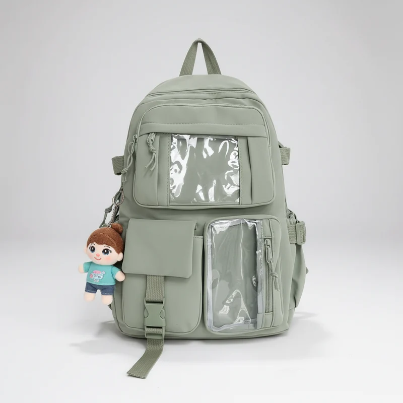 Camp Basel | Lunaria Niedlicher Schulrucksack aus Oxford-Stoff