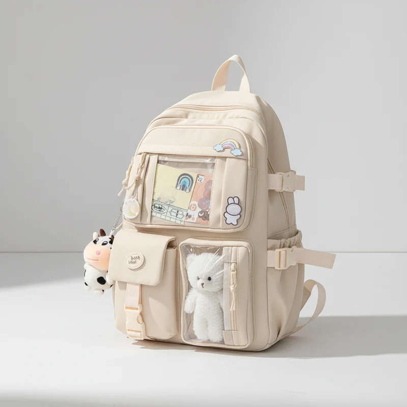 Camp Basel | Lunaria Niedlicher Schulrucksack aus Oxford-Stoff