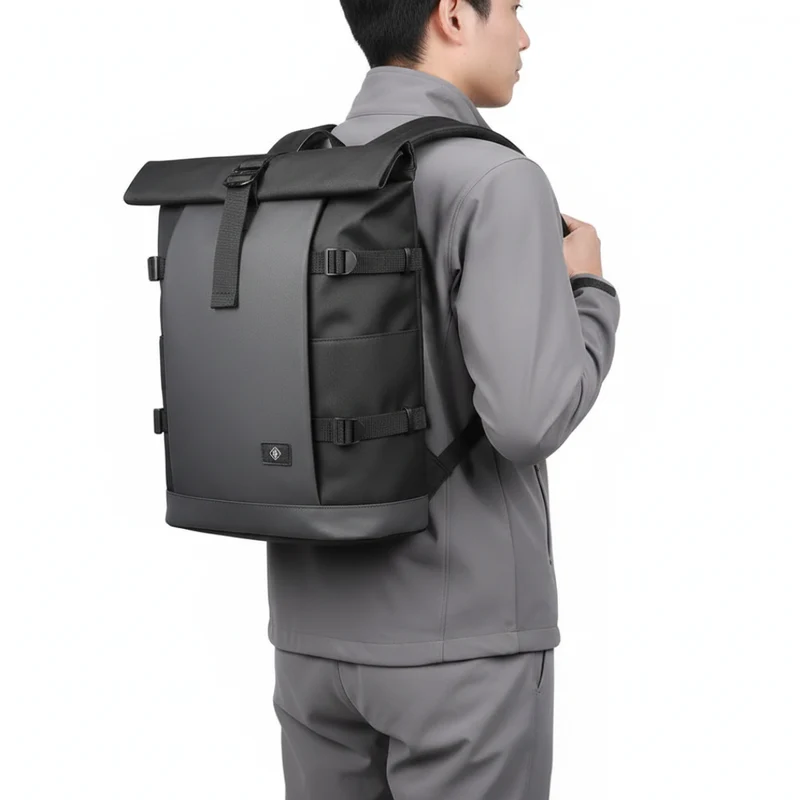 Camp Basel | Wasserdichter Roll-Top-Rucksack