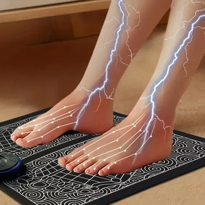 Camp Basel | SoleVanta Tragbares elektrisches Fußmassage-Pad