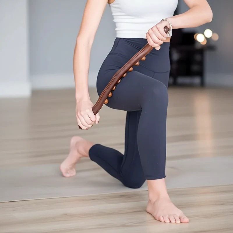 Camp Basel | MeridiRod Massagestab aus Karbonisiertem Holz