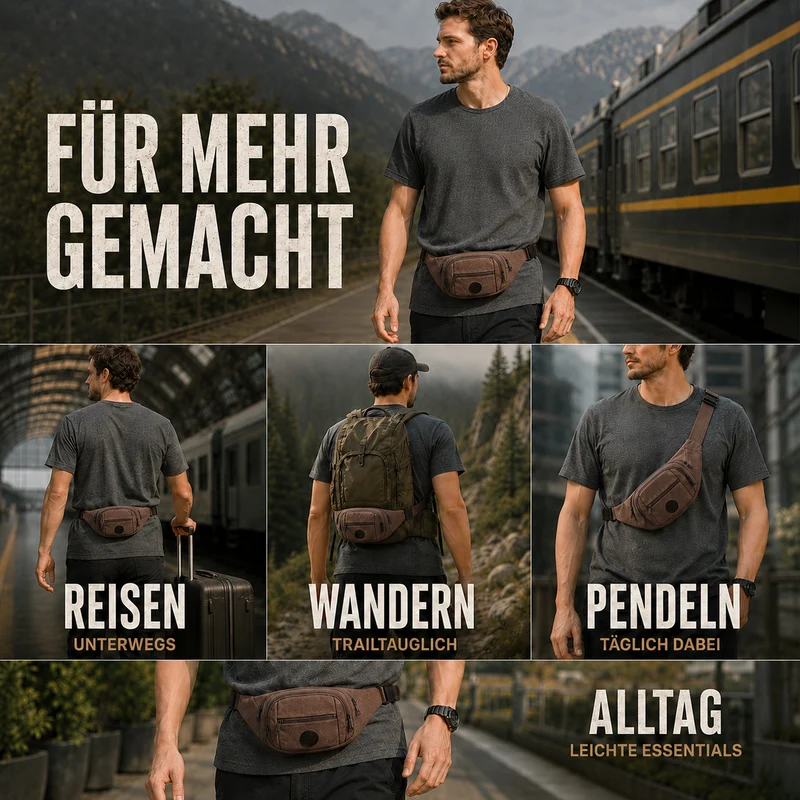 Camp Basel | Trailridge Leichte Polyester-Gürteltasche