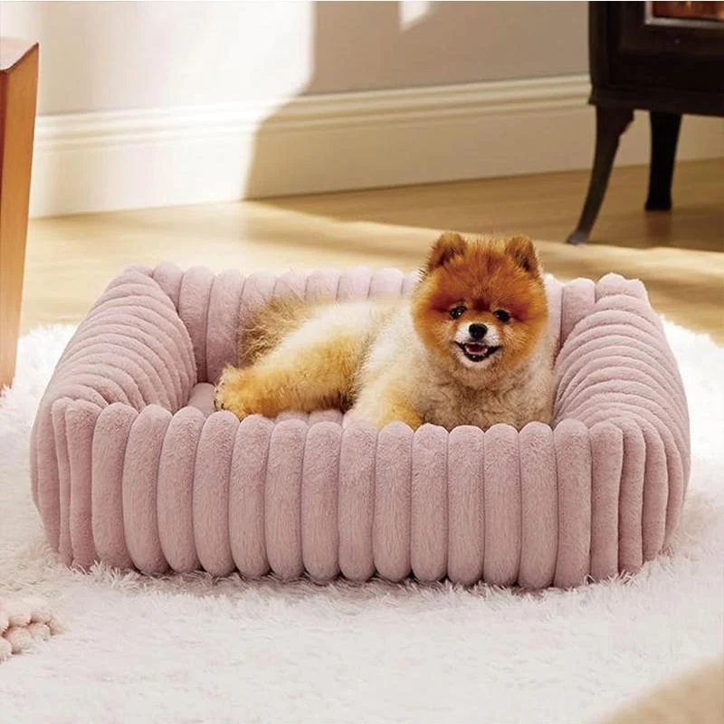 Gemütliches Plüsch-Hundebett