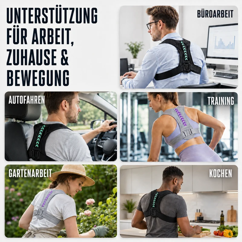 Camp Basel | Postuvalve Verstellbare Rücken-Haltungskorrektur