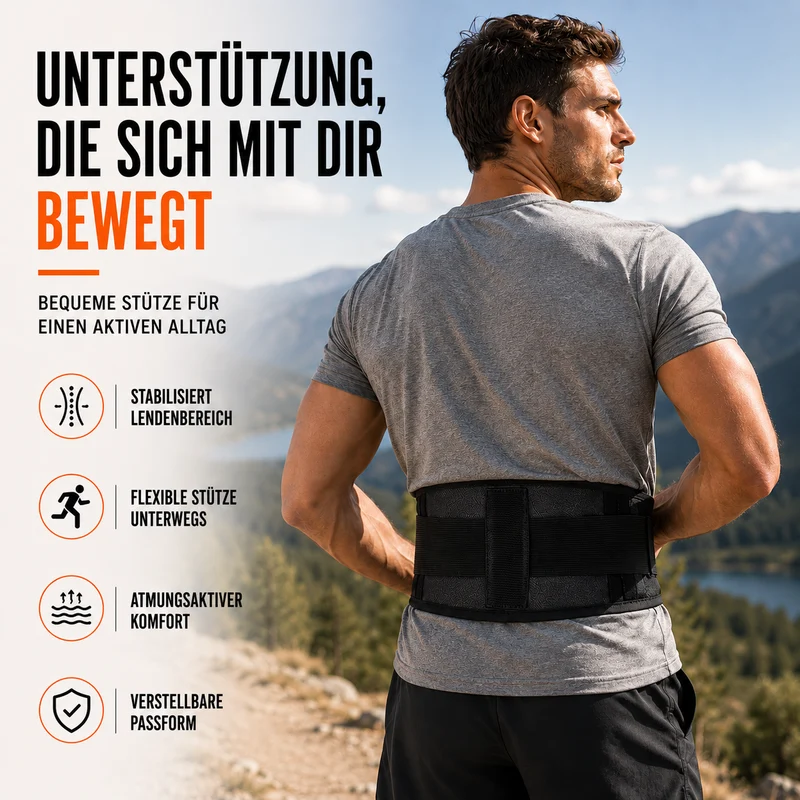 Camp Basel | Lumivest Verstellbarer Lendenwirbelstützgurt