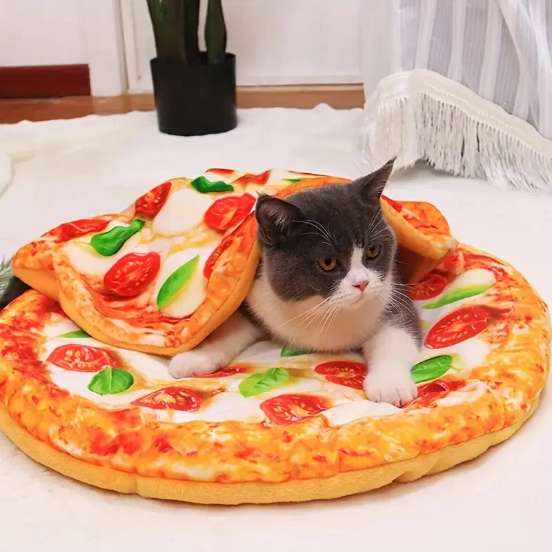 Pizza-Slice-förmiges Lounge-Hundebett