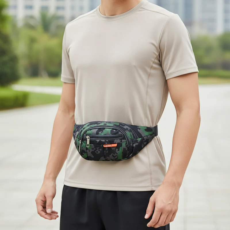 Camp Basel | Vastio Camouflage Nylon Hüfttasche