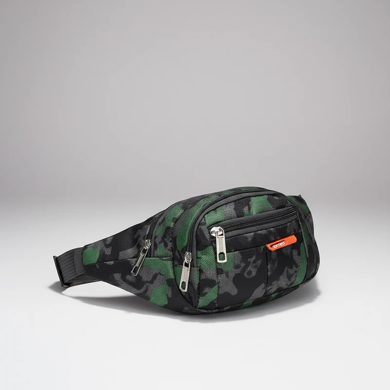 Camp Basel | Vastio Camouflage Nylon Hüfttasche