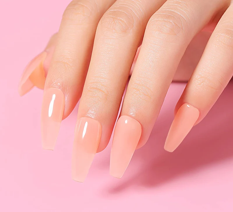 AIMEILI 8 in 1 Builder Nail Gel, Builder Gel In a Bottle Builder Base Quick Building Gel UV LED Nail Extension Gel Nagelverlängerung Gel - (163) 10ml