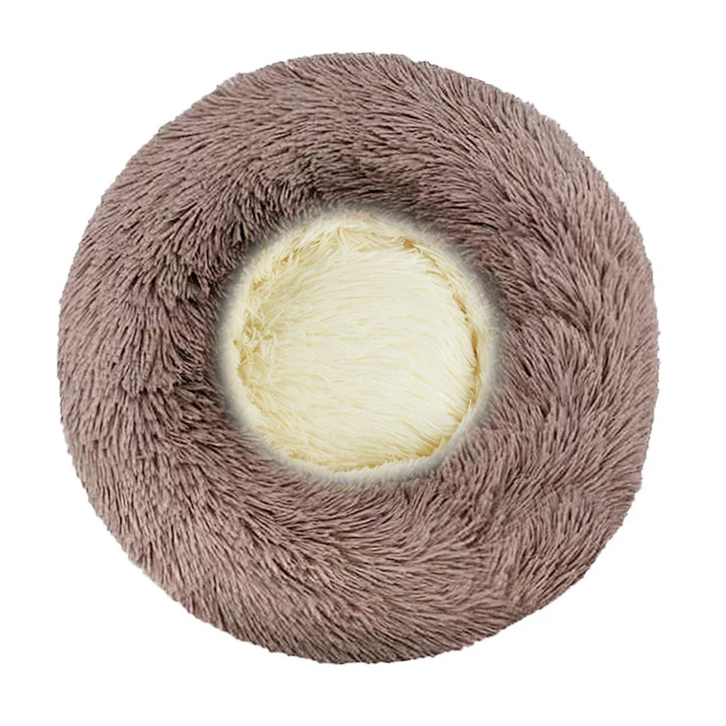 Rundes Plüsch-Hundebett