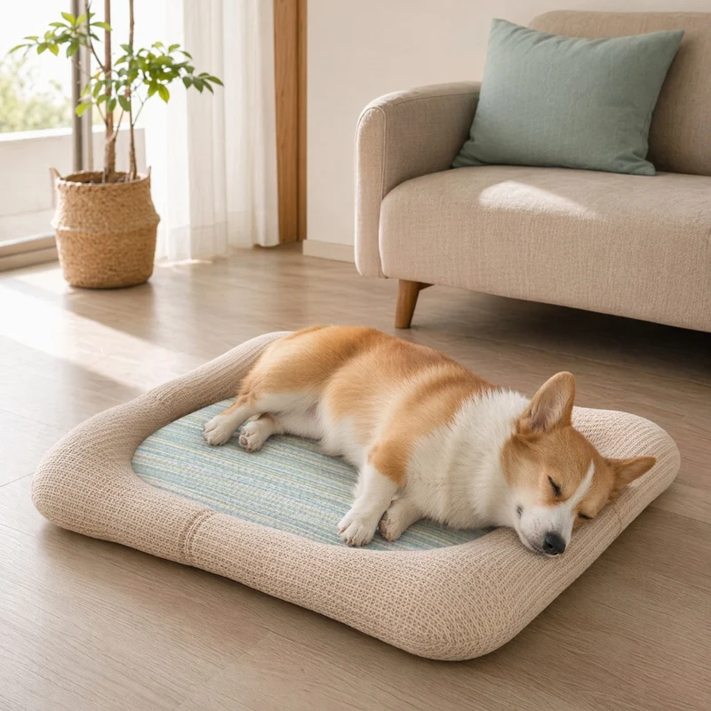 Bequemes orthopädisches Ruhematten-Hundebett
