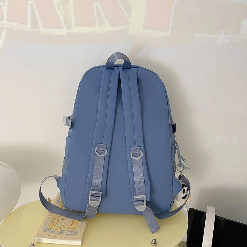 Camp Basel | Lilacory Preppy-Stil Schüler-Rucksack