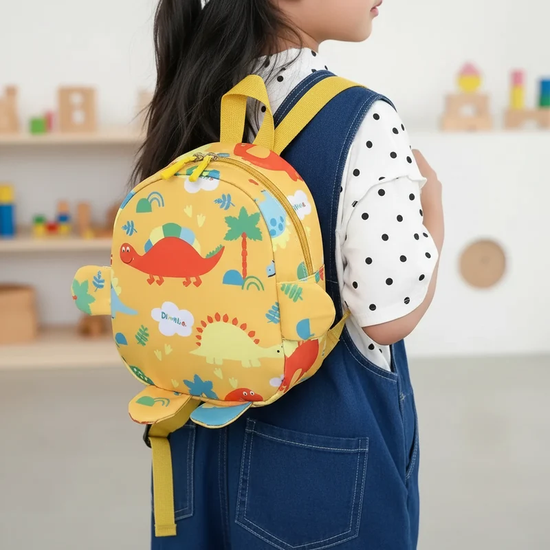 Camp Basel | DinoTote Süsser Cartoon-Dinosaurier-Rucksack