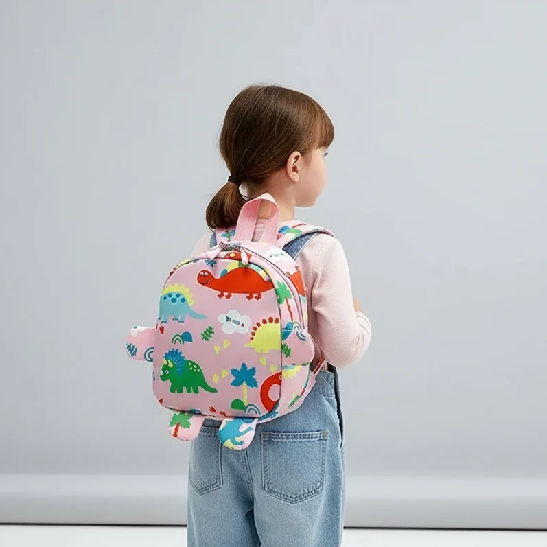 Camp Basel | DinoTote Süsser Cartoon-Dinosaurier-Rucksack