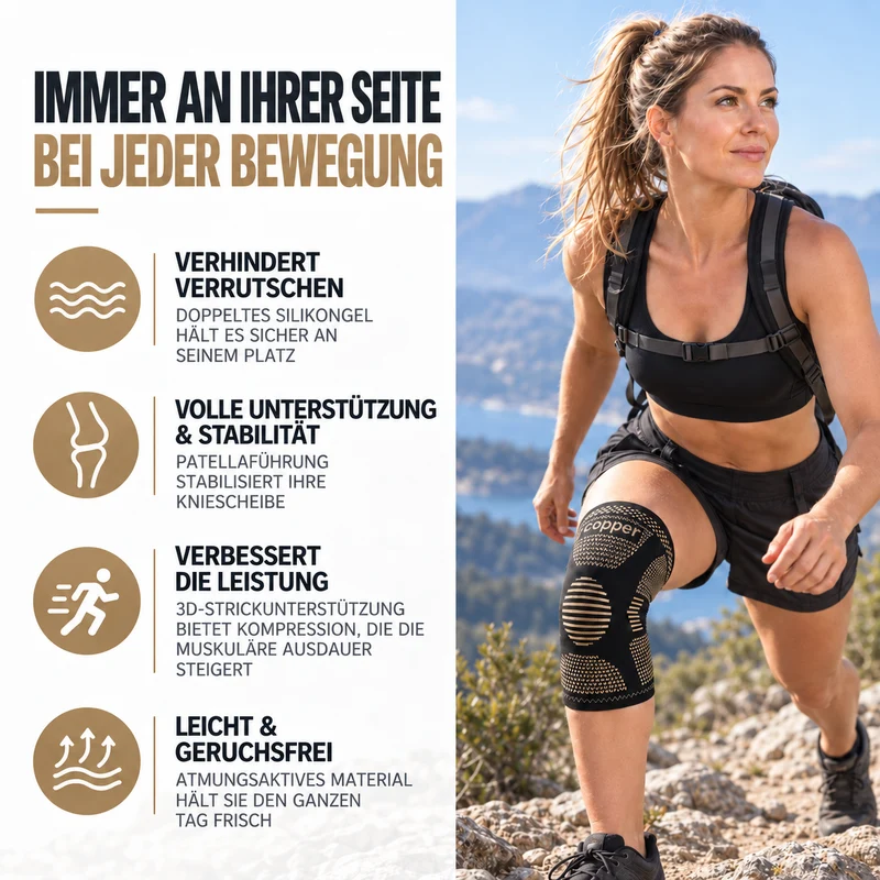 Camp Basel | Flexoraid Kompressions-Kniebandage