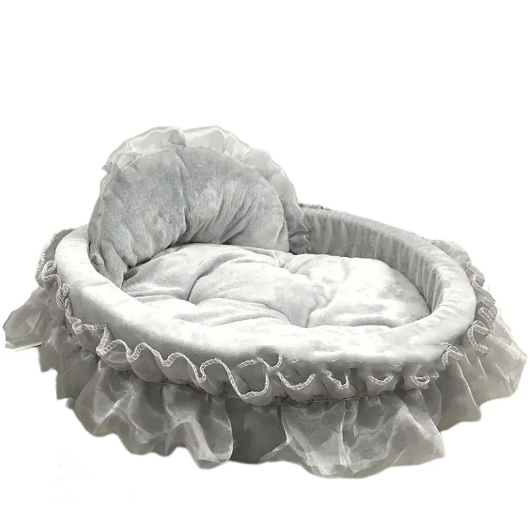 Luxuriöses Plüsch-Lounge-Hundebett