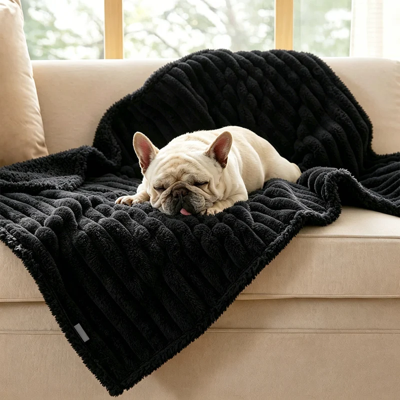 Plüsch-Hundedecke