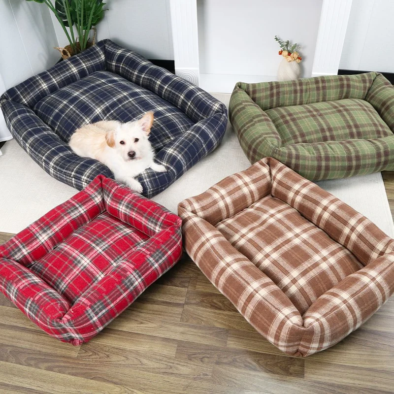 Gemütliches Fleece-gefüttertes Hundebett