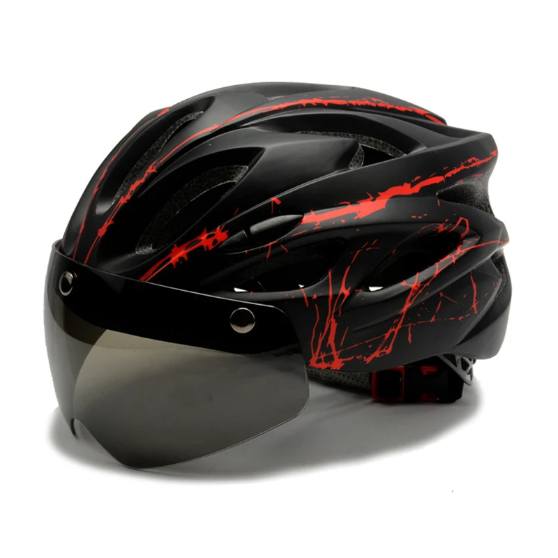 Fahrradhelm mit abnehmbarem Visier Skanto