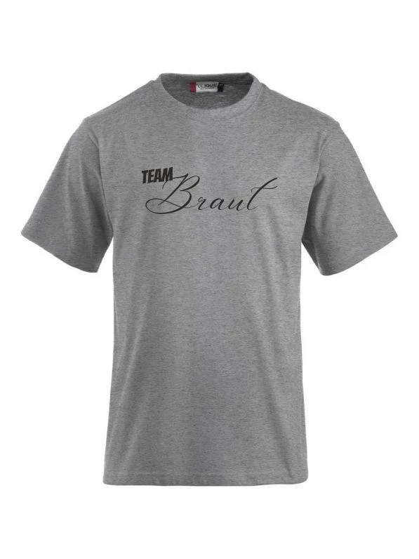 T-Shirts bedrucken für Team Braut
