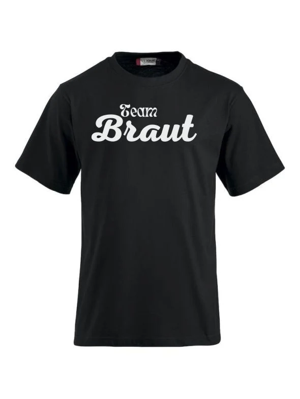 T-Shirts bedrucken mit Spruch Team Braut