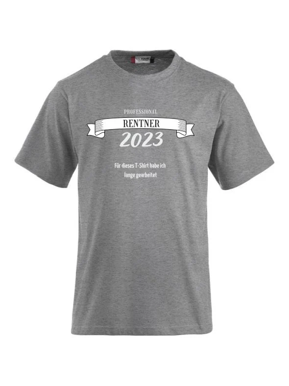 T-Shirts bedrucken mit Spruch - Professional Rentner 2023