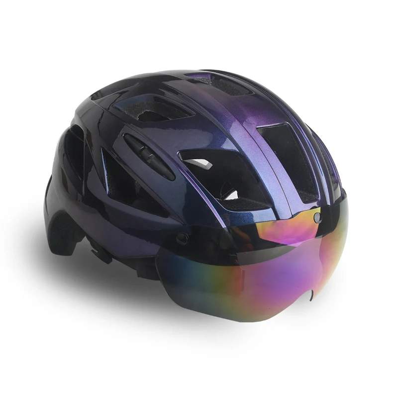 WoAerodynamischer Fahrradhelm mit Visier Skanto